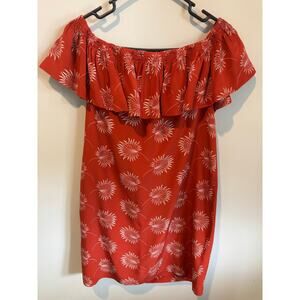 Madewell 100% Silk Off The Shoulder Dress - size Small